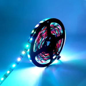 WS2815 IC Built-In Addressable LED Digital Ribbon 60 LEDs Programmable Pixel LED Strip