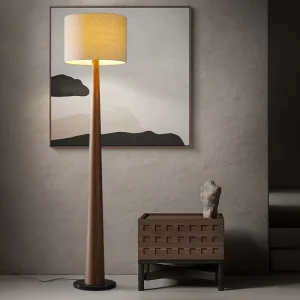 Wabi Sand Art Creative Living Room Floor Lamp Retro Design Sense Log Bedroom Bedside Atmosphere Lamp