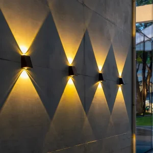 Wall Light Solar Garden Outdoor Decoration Waterproof Up Down Induction Washer Light Applique Exterior