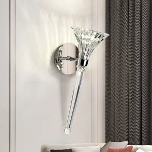 Wall Light Wall Lamp Bedroom Bedside Lamp Modern Simple Restaurant Living Room Crystal Wall Lamp European Style