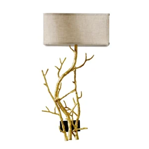 Wall Lights Wall Lamp Bronze Nordic Lamp Gold Decor Tree Branch Design Crystal LED Brass Modern Art 80 Home Office Wall Sconce