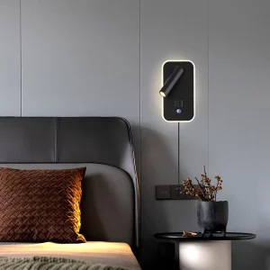 Wall Lights for Bedroom, Plug In Wall Lamps for Bedroom Living Room, Reading Lights for Books in Bed