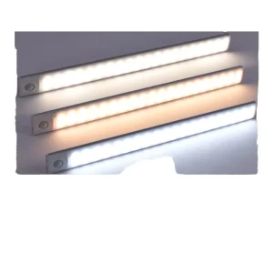 Wall-Mounted USB 5V LED Cabinet Light with Frosted Glass Shade and Wireless Motion Sensor for Kitchen