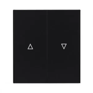 Wall Switch EU Standard 1 Gang Curtain Switch Without Spring Flame Retardant PC CE Certification