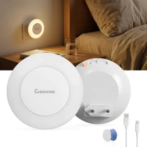 Warm White Battery-Powered LED Night Lamp with Hidden Motion Sensor, Frameless Design, Supplier