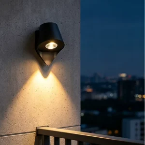 Water-drop Shaped Single-head LED Wall Lamp 7W Decorative Wall Light for Villa Exterior Walls