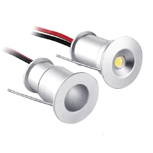 Waterproof 15mm Cutout 12V 1W Aluminum LED Cabinet Light Downlights