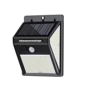Waterproof 6W 140 LEDs Outdoor Solar Lamp Human Infrared Sensor LED Wall Light for Garden Home Balcony