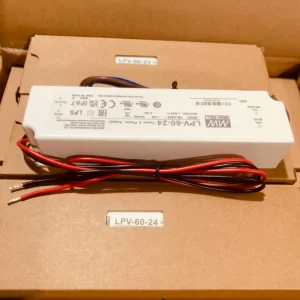 Waterproof AC DC LED Driver Supply LPV 60 24 12V 60W IP67 24V LED Power Supply for LED Lighting