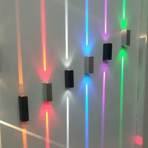 Waterproof Energy-Efficient LED Wall Lamp with Adjustable Beam Angle for Doorpost Corridor Exterior Walls Brushed Finish