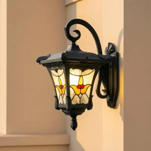 Waterproof Glass Outdoor Wall Lamp for Gardens Patios Courtyards and Villas LED Wall Lamp with IP65