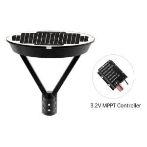 Waterproof High Pole Solar LED Garden Light IP67 Rating 6500K Color Temperature CE Certified Outdoor Aluminum Remote Control
