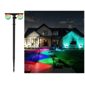 Waterproof IP65 LED Solar Pathway Lights Outdoor Lawn Lamp for Landscape Patio Driveway Garden Decorative Lighting