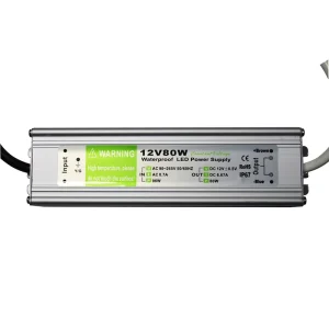 Waterproof IP67 80W 12V/24V LED Driver Power Supply