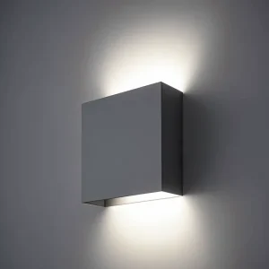 Waterproof LED Cylinder Shaped Outdoor Wall Lamp Durable Aluminum Sconce Lighting for Villas