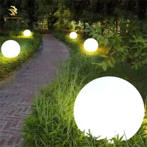 Waterproof LED Garden Ball Light Rechargeable Landscape Lighting Lawn Lamps for Outdoor Party Wedding Bar Garden