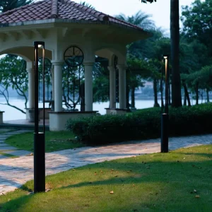 Waterproof LED Garden Lawn Lamp Modern Aluminum Light Outdoor Courtyard Villa Landscape Bollards Pole Street Post Top Light