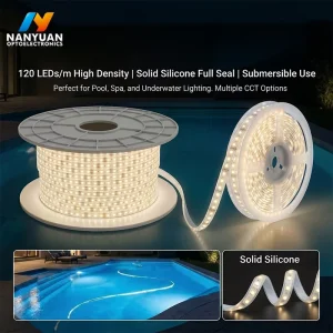 Waterproof Led Strip Lights Led Light Strip 220V Driverless IP65 Waterproof 120LED m 12W 3CCT Luces Led Smart Strip Lights