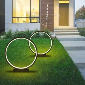 Waterproof Modern Outdoor 12V Villa Ring LED Landscape Lighting Garden Lawn Lights Low Voltage LED Landscape Light Lawn Lamp