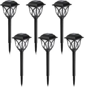 Waterproof Outdoor Solar LED Garden and Pathway Lights for Lawn, Yard, Patio, and Landscape
