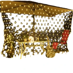 Waterproof Party Wedding Garden Decoration Net Shaped LED Fairy Light Christmas Tree Curtain Lights
