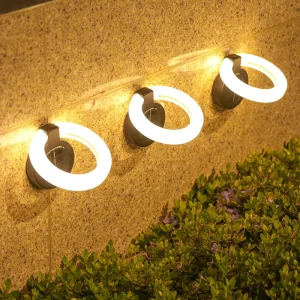 Waterproof Smart Solar Lawn Light, Modern Outdoor Pathway Garden Light