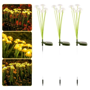 Waterproof Solar Energy LED Jellyfish Lamp Garden Outdoor Courtyard Balcony Camping Floor Decorative IP65 360 Beam