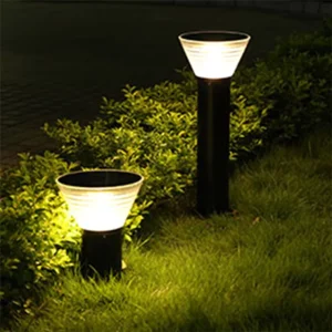 Waterproof Solar Garden Lamp Lights Outdoor Decorative Spike Pillar Pole Lights Solar Garden Lights for Lawn Patio Yard Walkway