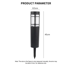 Waterproof Solar Garden Lights LED Pathway Lawn Lamp for Patio Yard Walkway IP65 Rating