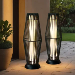 Waterproof Solar Light Freestanding Garden Lamp for Garden Yard Patio Porch Trees Lawn Pathway Yard Lighting