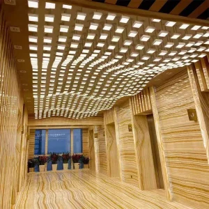 Wave Ceiling Chandelier for Reception Hall