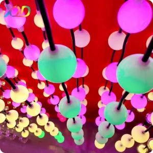 Weatherproof Pixel LED Outdoor Christmas Lights RGB Full Color 3D Night Lighting for Holiday Home Decor and Landscape Garden
