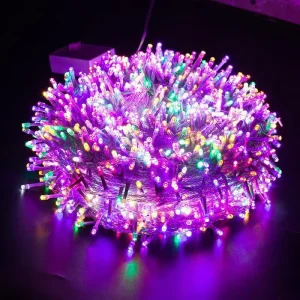 Wedding Party Garden Home Decor 220V Christmas 30x30cm Outdoor LED String Fairy Light Soft Warm White IP20 Dimmable