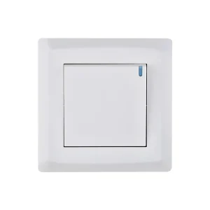 White 10A 1 Gang Light Switch Socket 250V Wall Switch