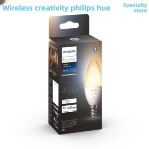 White Ambiance Crystal E14 Small Screw-Base Warm-to-Cool Smart Bulb with HomeKit