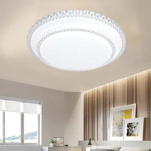 White Surface-Mounted LED Ceiling Light for Modern Hotel Lobby Bedroom and Living Room