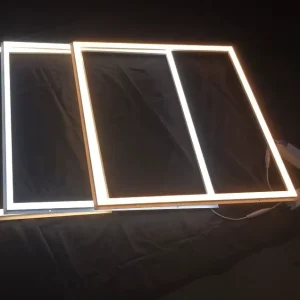 White/Warm White Aluminum and PC LED Panel Light with Remote Control