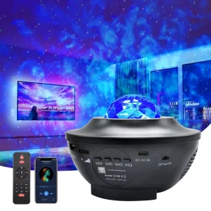 Wholesales Price 5V USB Plug in Galaxy Star Projector LED Smart Laser BT Speaker Nebula Sky Party Home Decor Music Night Light