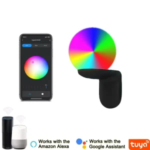 Wi-Fi RGBW Waterproof Dimmable LED Wall Lamp for Indoor and Outdoor Use