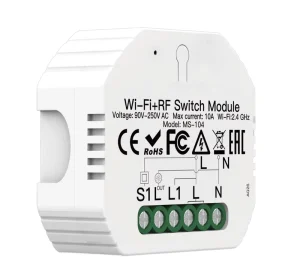 Wi-Fi Smart Home 3-Way Light Switch DIY Module with App Remote Control