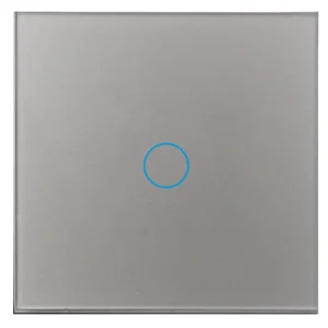 WiFi 1 Gang Tempered Glass Touch Wall Light Switch