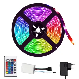 WiFi 12V RGB LED Strip Light APP Remote Control SMD5050 Flexible IP65