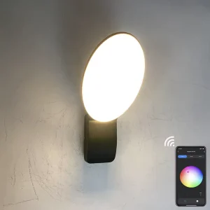 WiFi App-Controlled Smart LED RGBW IP65 Waterproof Voice-Controlled Dimmable Aluminum Outdoor Lights