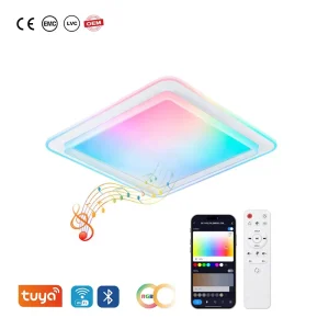 WiFi App and Voice-Controlled Smart RGB LED Ceiling Light