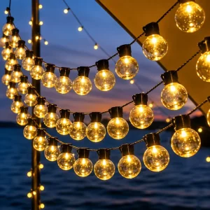 WiFi Christmas Outdoor String Lights with Color Changing LEDs for Porch