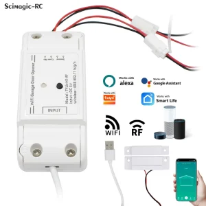 WiFi Garage Gate Door Opener Controller Wireless Magnetic Sensor Remote Switch