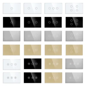 WiFi LED Light Touch Wall Switch Glass App Remote Control 1/2/3/4 Gang Smart Switch