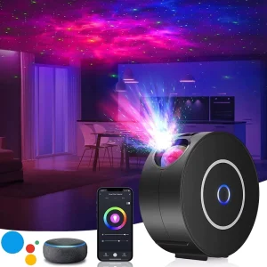 WiFi Laser Star Projector Waving Night Light Colorful APP Wireless Control