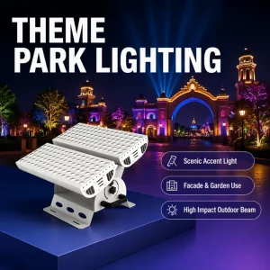 WiFi Phone APP Voice Control 50W 100W Outdoor Landscape Color Changing LED Flood Lamp for Seaside Coastline