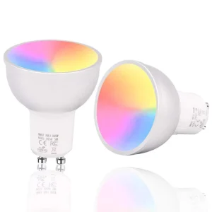WiFi RGB 5W Dimmable Spotlight, 85-265V, with App and Voice Control
